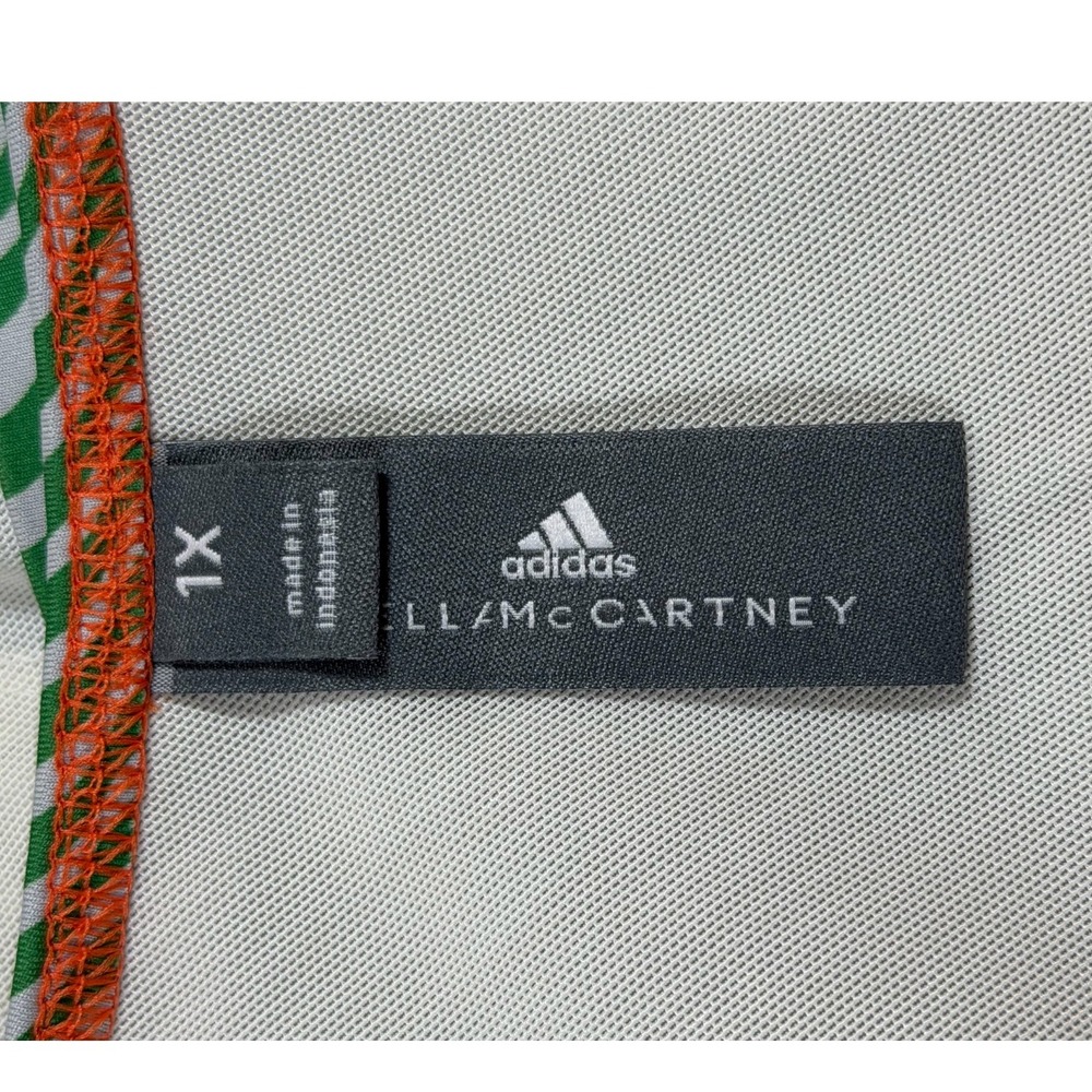 adidas x Stella McCartney TruePurpose Crop Top 1X Plus AEROREADY Green Wave - Picture 7 of 10